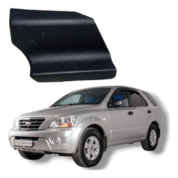 Acabamento Trilho Banco Kia Sorento 2006 A 2013 Preto