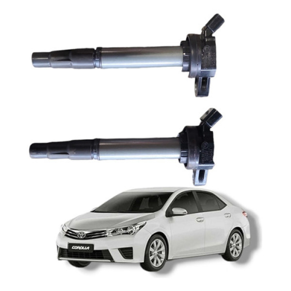 Par Bobina Igniçao 2.0 1.8 16v Flex Toyota Corolla 2016