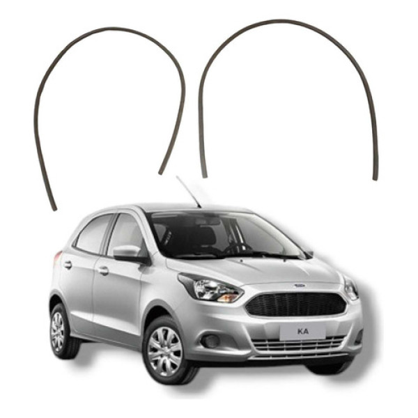 Par Borracha Vedação Dianteira Ford Ka 2017