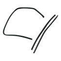  Kit Borracha Pestana Porta Dianteira Le Peugeot 206 2008 Prateado