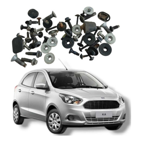 Par Jogo Parafuso Porta Dianteira Ford Ka 2017
