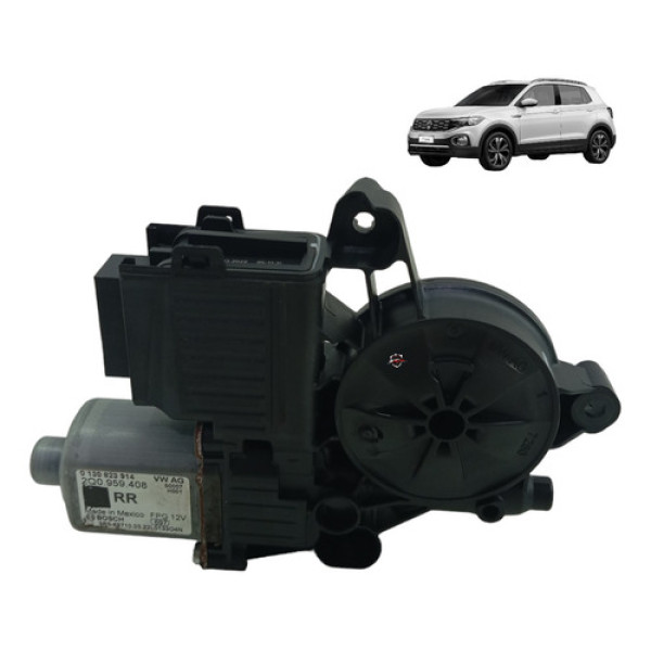 Motor Maquina Vidro Traseiro Direito Volkswagen T-cross 2023