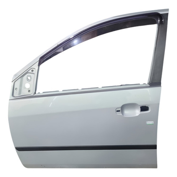 Porta Dianteira Esquerda Ford Fiesta Sedan 1.6 8v Flex 2006 Dianteira Esquerdo Prateado