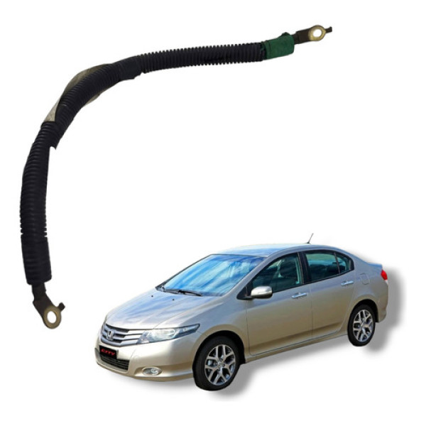 Cabo Terra Negativo Honda City 2009 A 2013 Preto