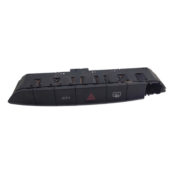 Botão Pisca Alerta Desembaçador Fiat Uno 2015 2020 100236555 Preto