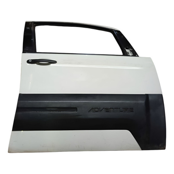 Porta Dianteira Direita Fiat Idea Adventure 2005 2010 Dianteira Direita Branco Com Preto