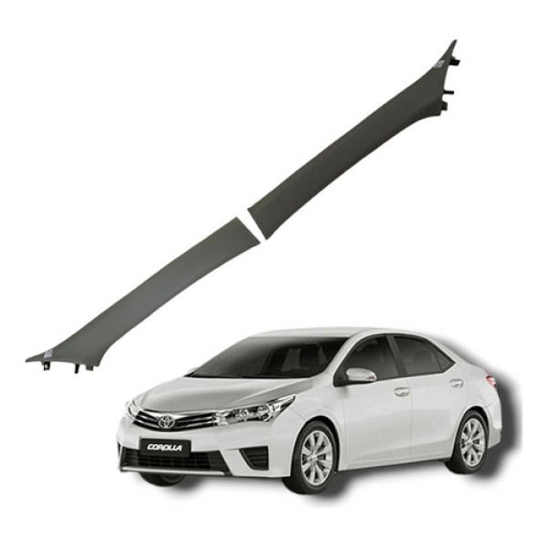 Par Acabamento Coluna Parabrisa Toyota Corolla 2016