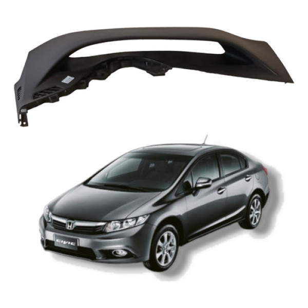 Moldura Painel Instrumentos Honda Civic Lxs 2012 2016 Bege