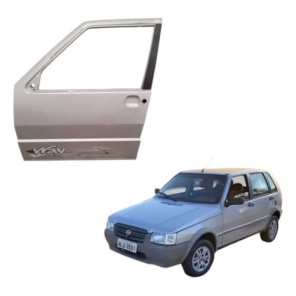 Porta Dianteira Esquerda Fiat Uno 2004 2012 Dianteira Esquerda