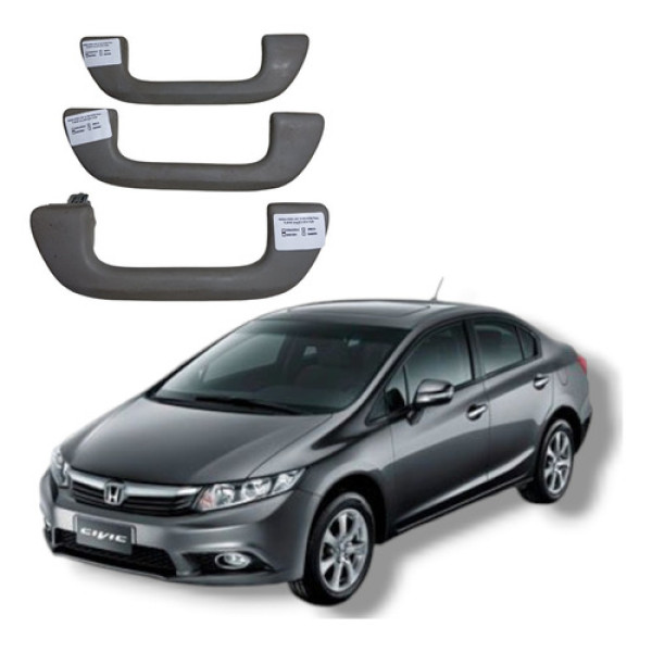 Jogo Alça Teto Puta Que Pariu Honda Civic Lxs 2012 2016
