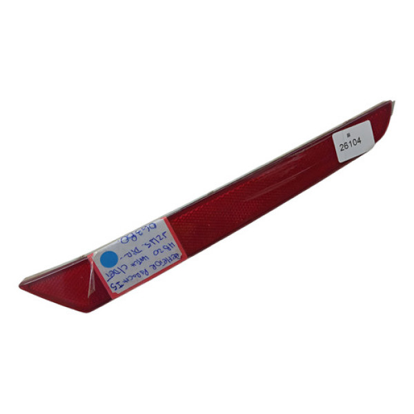 Refletor Parachoque Direito Hyundai Hb20 Hatch 2013 2019 Vermelho