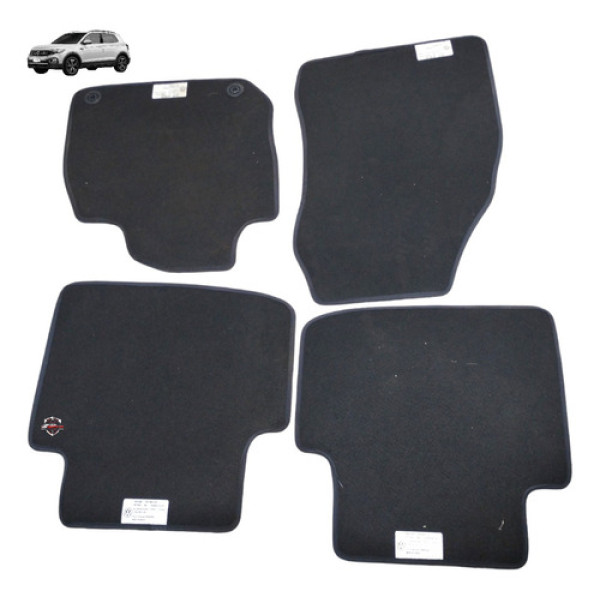 Jogo Tapete Volkswagen T-cross 2023 Preto