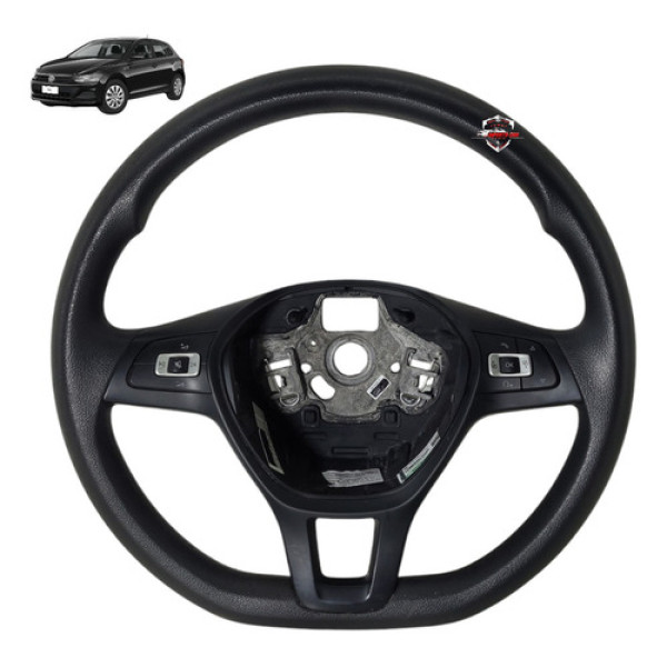 Volante Direção Volkswagen Polo 2019 Preto