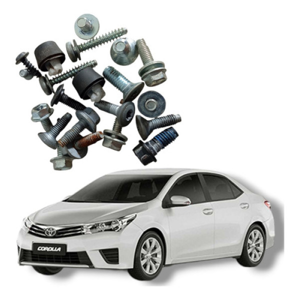 Jogo Parafuso Porta Traseira Esquerda Toyota Corolla 2016