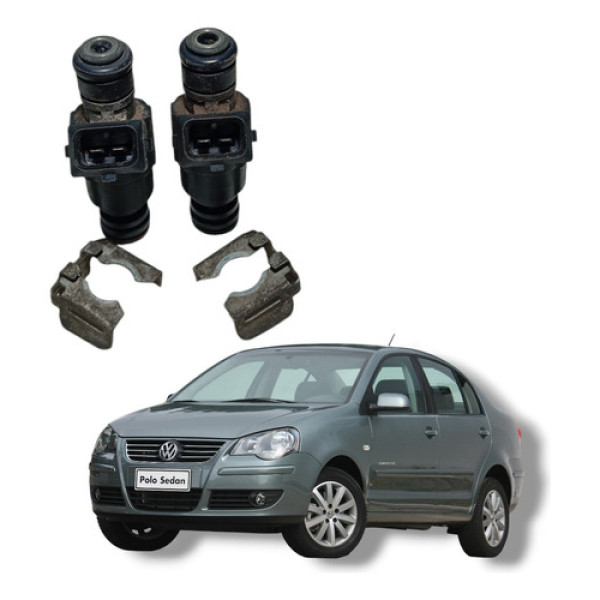 Par Bico Injetor Vw Polo Comfortline 1.6 Flex 2008 2013
