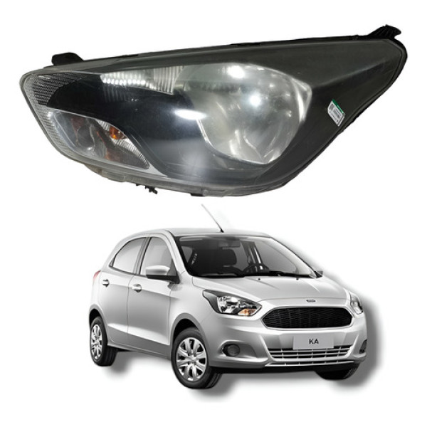 Farol Esquerdo Ford Ka 2017 Esquerdo