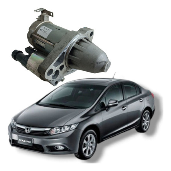 Motor Partida Arranque Honda Civic Lxs 1.8 2012 2016