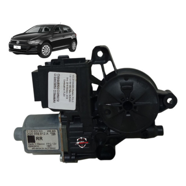 Motor Maquina Vidro Traseira Direita Volkswagen Polo 2019