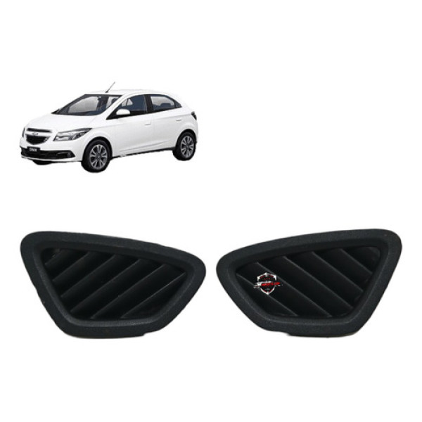 Par Difusor Ar Painel Superior Grade Chevrolet Onix 2014