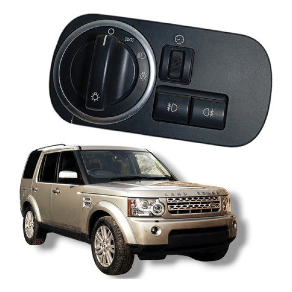 Comando Farol Milha Land Rover Discovery 4 2009 A 2013 Preto