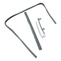  Kit Borracha Pestana Guia Vidro Toyota Etios 2015 Diant Ld Cinza