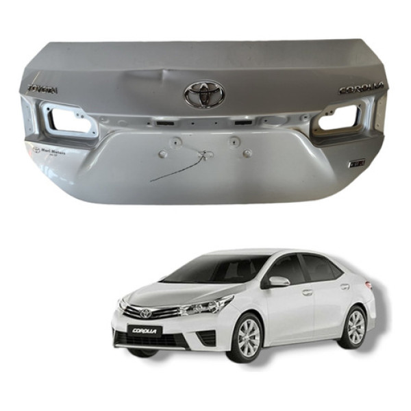 Tampa Traseira Toyota Corolla 2016 2019 Prata