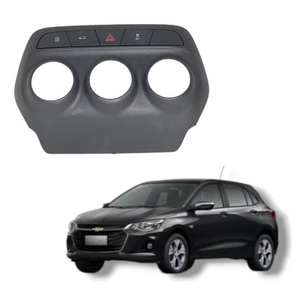 Moldura Comando Ar Condicionado Gm Onix Turbo 2020 2023