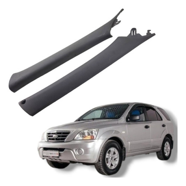 Par Acabamento Coluna Parabrisa Kia Sorento 2006 A 2013