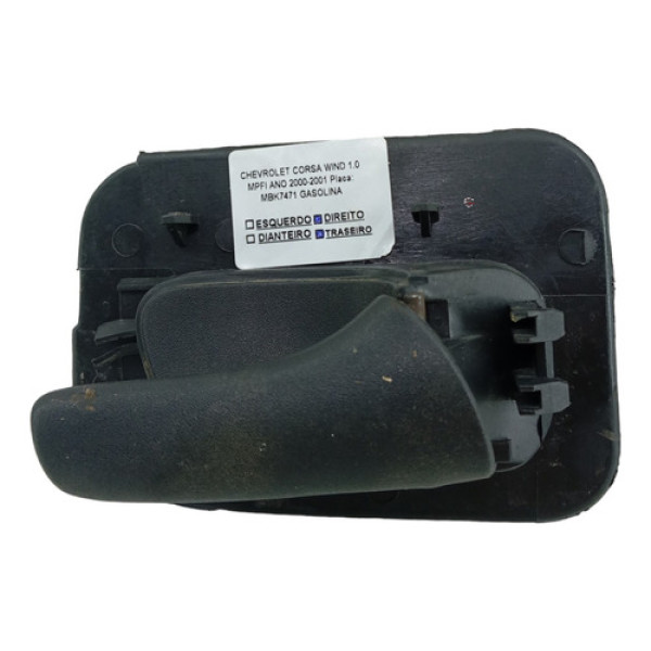 Maçaneta Interna Traseira Esquerda Chevrolet Corsa Wind 2001 Traseira