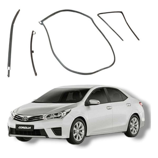 Jogo Borracha Porta Traseira Direita Toyota Corolla 2016
