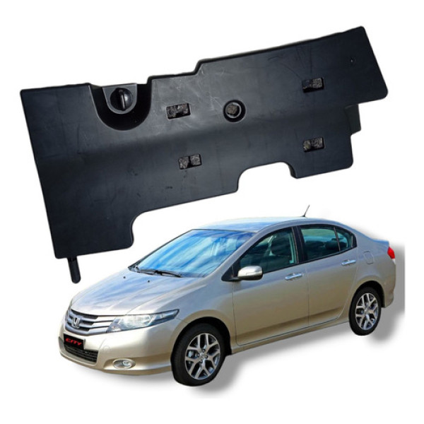 Acabamento Inferior Painel Honda City 2009 A 2013 Preto