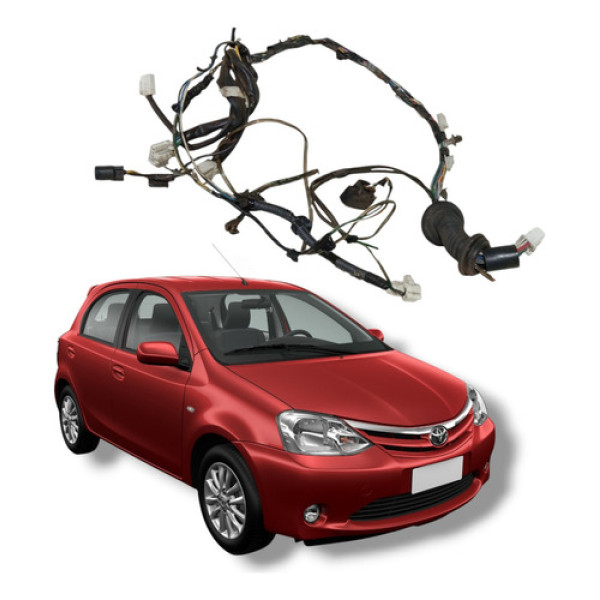 Chicote Porta Dianteira Esquerda Toyota Etios 2012 A 2020