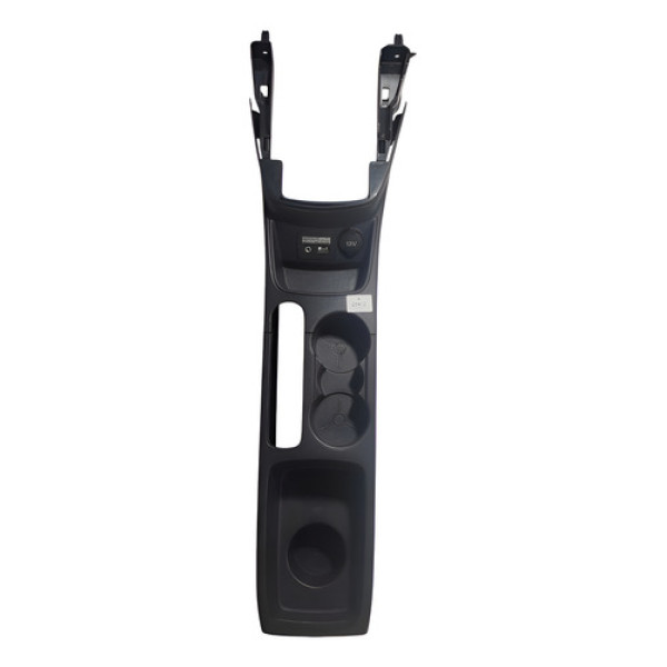 Console Central Porta Copos Ford Fiesta 2014 2018 Preto