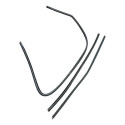  Kit Borracha Pestana Porta Dianteira Le Peugeot 206 2008 Prateado