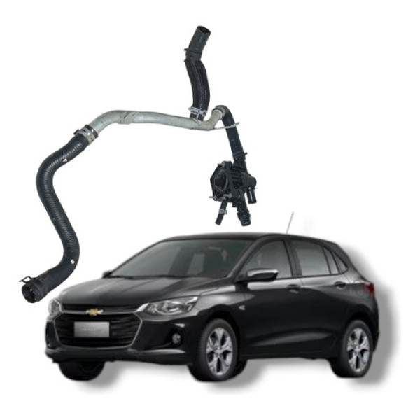 Carcaça Válvula Termostática Gm Onix Turbo 1.0 2020 2023