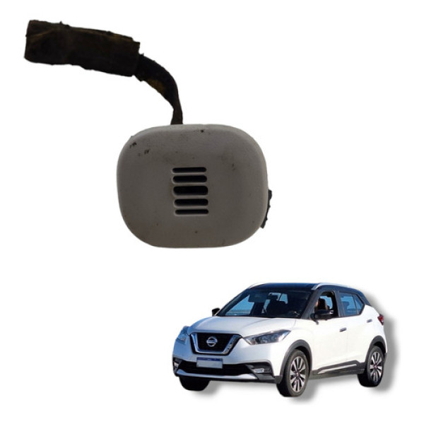 Microfone Comando Voz Teto Nissan Kicks March 2016 A 2020 Cinza