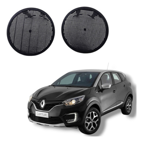 Par Tela Tweeter Renault Captur 2018 A 2021 Preto
