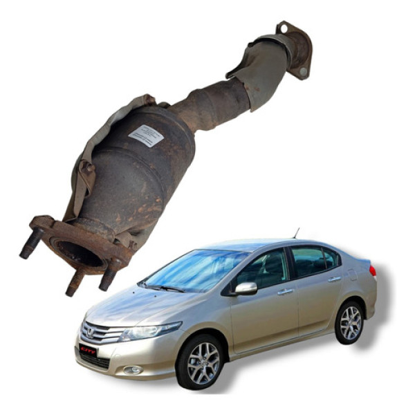 Escapamento Catalisador Secundário Honda City 2009 A 2013