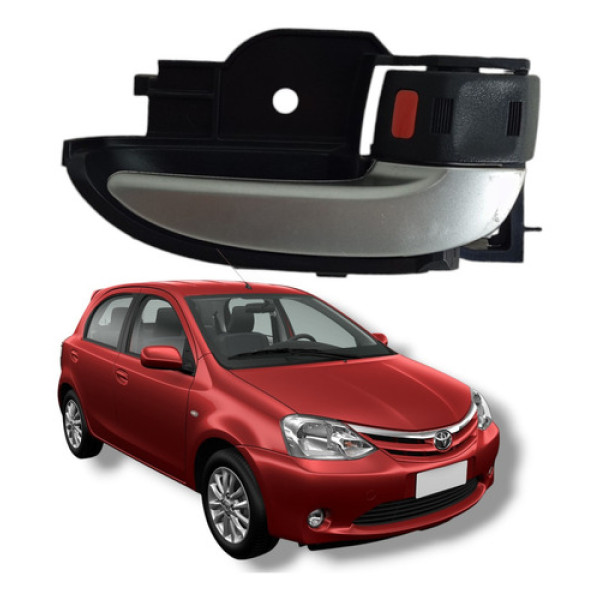 Maçaneta Interna Traseira Direita Toyota Etios 2012 A 2020 Traseira