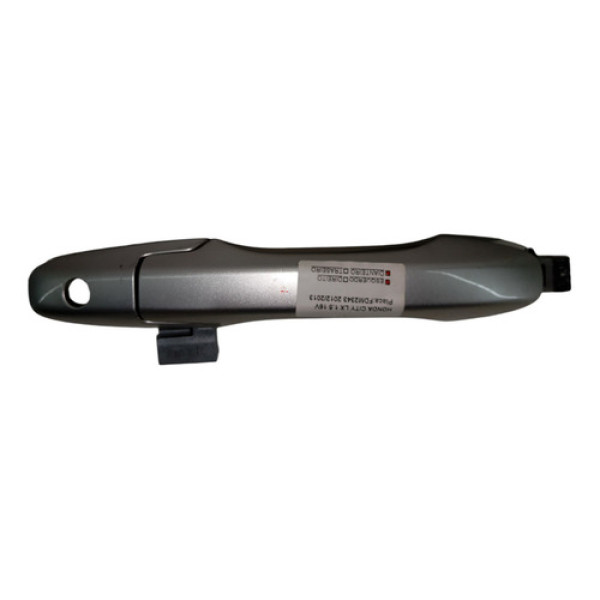Maçaneta Externa Dianteira Esquerda Honda City Lx 1.5 2012 Cinza Dianteira