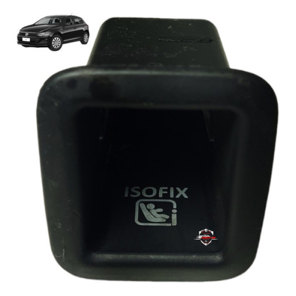 Acabamento Isofix Banco Traseiro Volkswagen Polo 2019 Preto