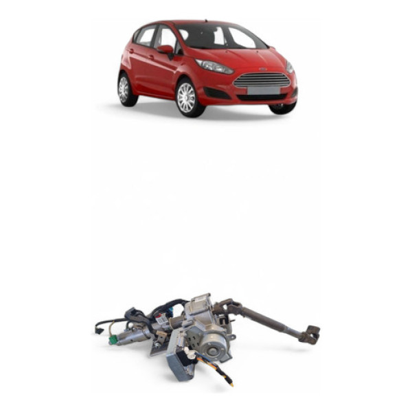 Coluna Direção Elétrica Ford Fiesta 1.6 2014/15 D3bc3d077ca
