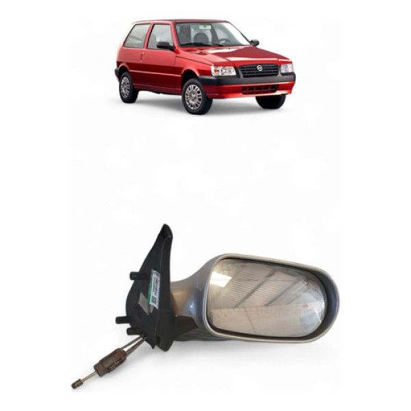 Retrovisor Manual Direito Fiat Uno 2005/06