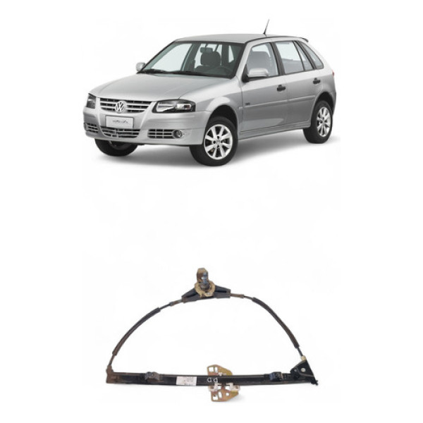 Máquina Vidro Manual Direita Volkswagen Gol G4 2014 2p