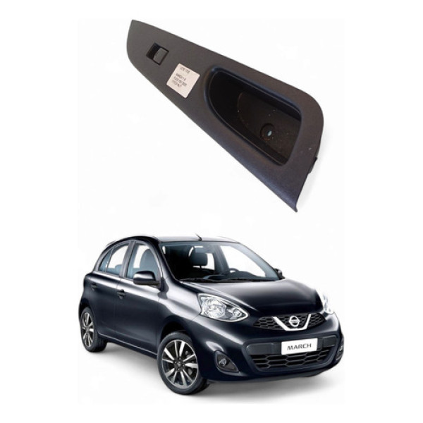 Botão Comando Vidro Diant Direito Nissan March 2020 1.6