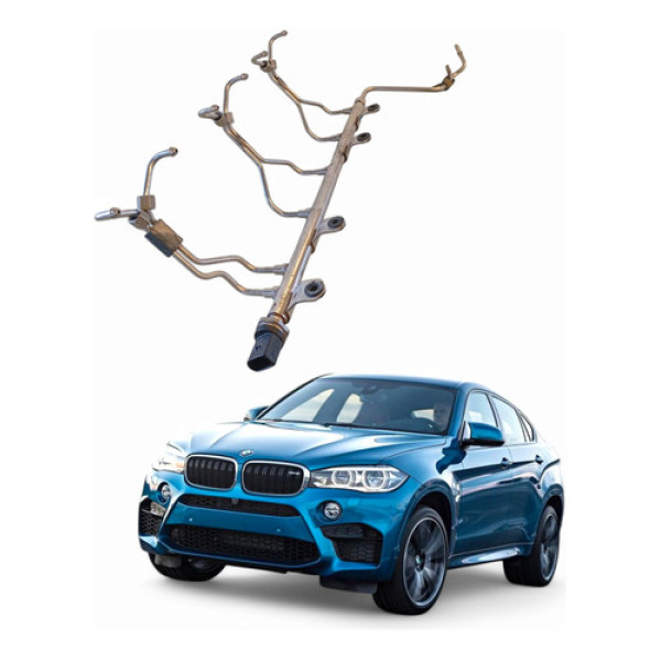 Flauta Bico Injetor Bmw X6 2015 3.0 Turbo 35i Driv 764971001