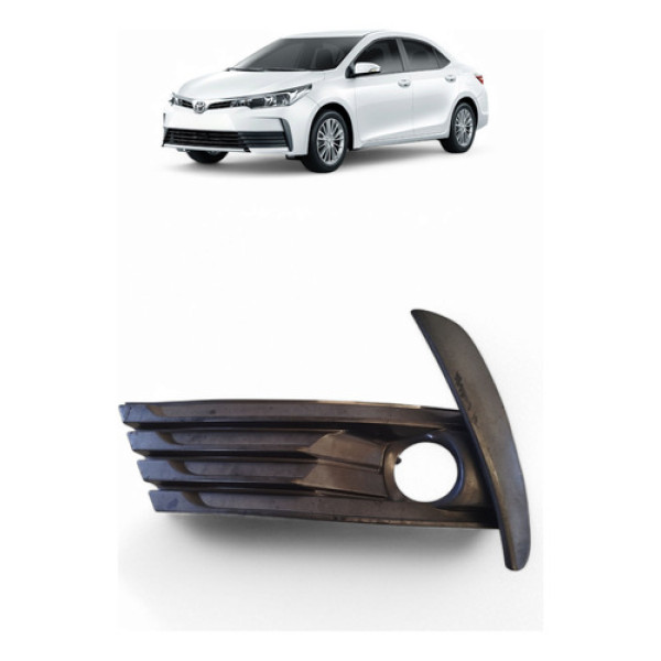 Moldura Farol De Milha L/e Toyota Corolla 2015/19 Tb311tal