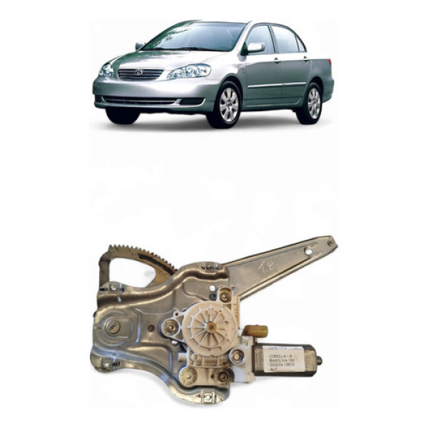 Máquina Vidro Elétrica Traseira L/e Toyota Corolla 2003/04
