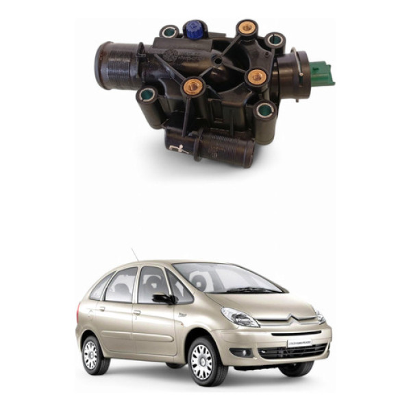 Carcaça Válvula Termostática Citroen Xsara Picasso 1.6 16v