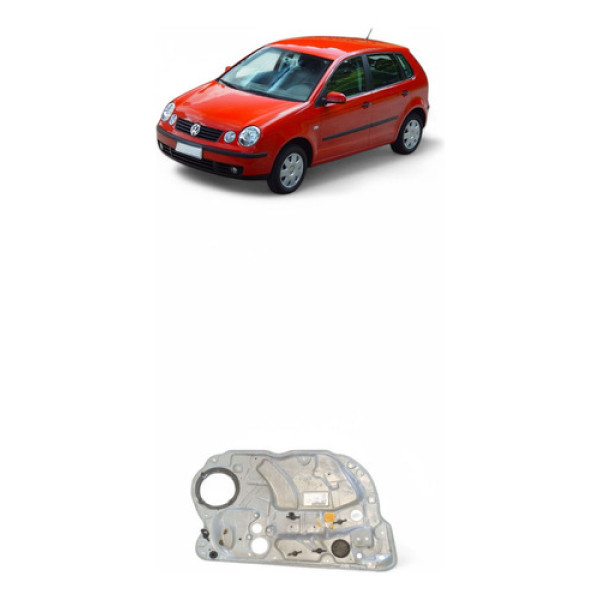 Suporte Máquina Vidro Diant Esq Volkswagen Polo 2003/2004